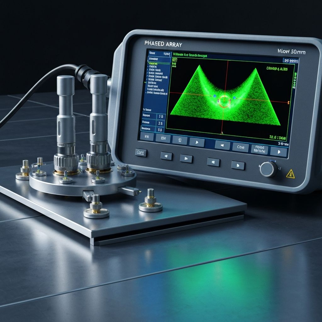 Phased array ultrasonic flaw detector
