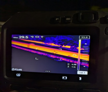 FLIR T640 thermal imaging camera